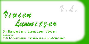 vivien lumnitzer business card